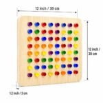Light up peg board dimensions 30 x 30 x 3 cm Light up peg board size chart showing 30 x 30 x 3 cm dimensions
