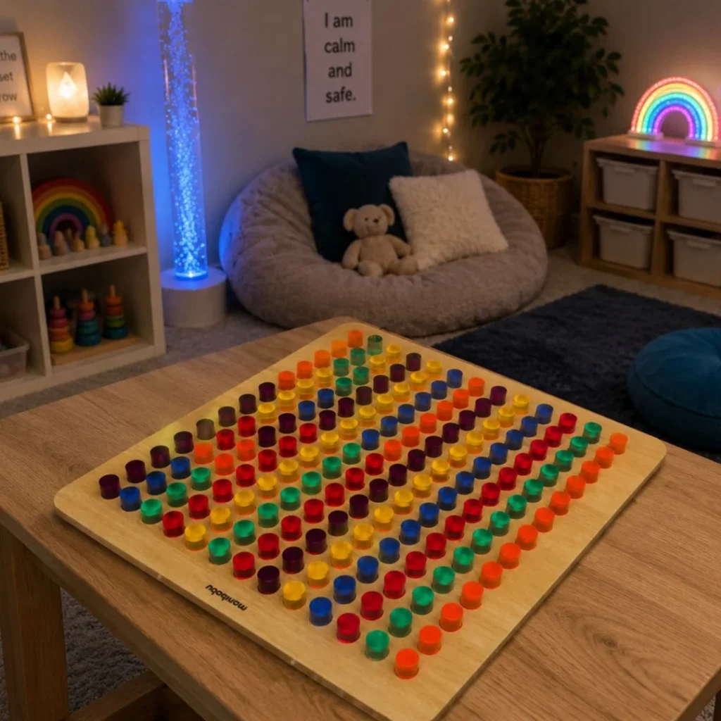 calming light-up sensory wall panel