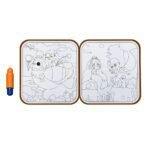 Mess free water coloring book mermaid kingdom and fairy tale pages ready to paint