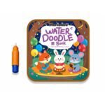 Water Doodle Book music party cover with fox, rabbit and mouse band